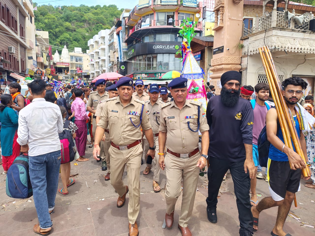 हर की पैड़ी और बैरागी कैंप का एसएसपी ने किया निरीक्षण, सुरक्षा व्यवस्था को लेकर दिए निर्देश
