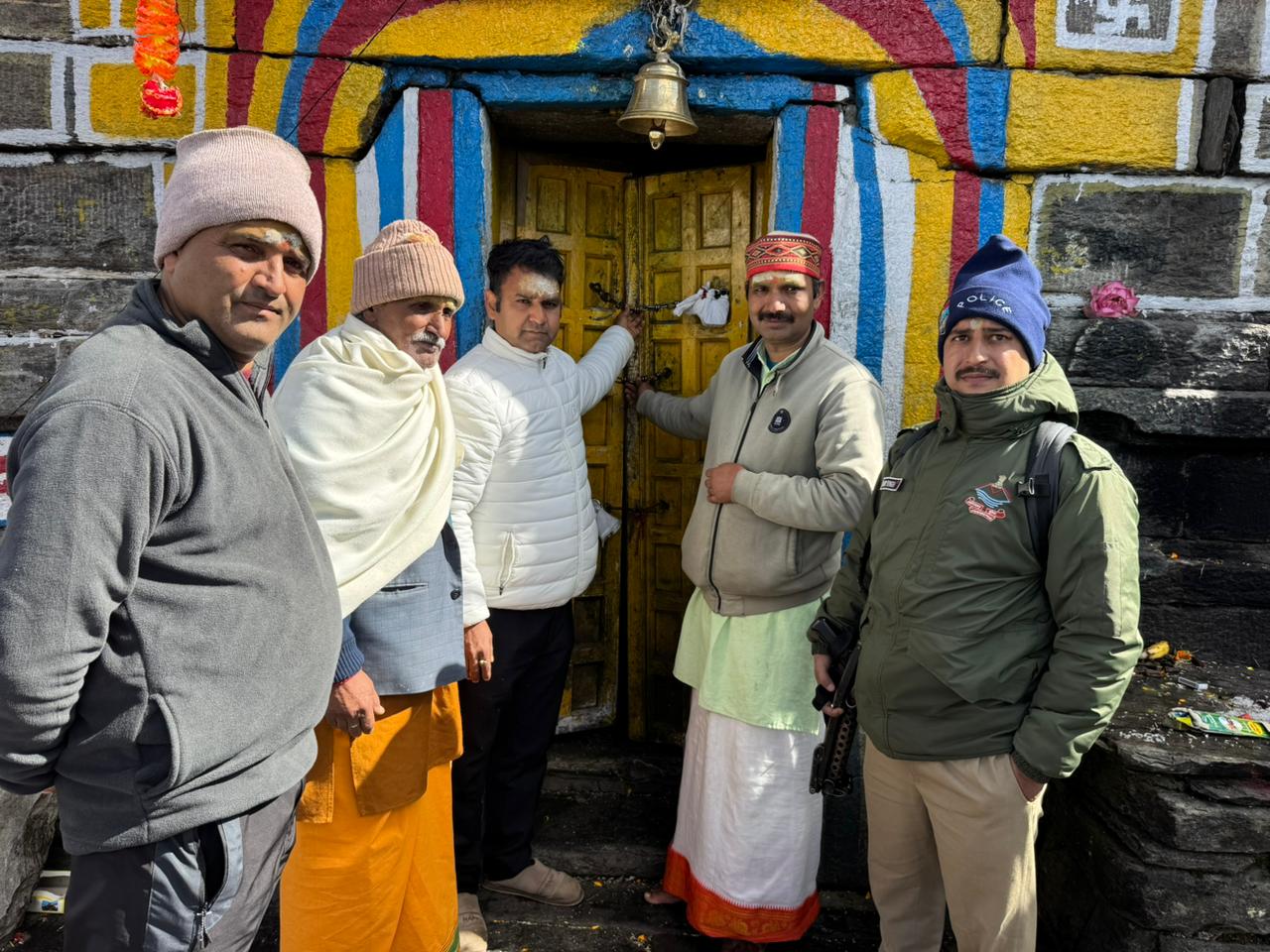 तृतीय केदारनाथ तुंगनाथ जी के कपाट विधि-विधान से शीतकाल हेतु बंद
