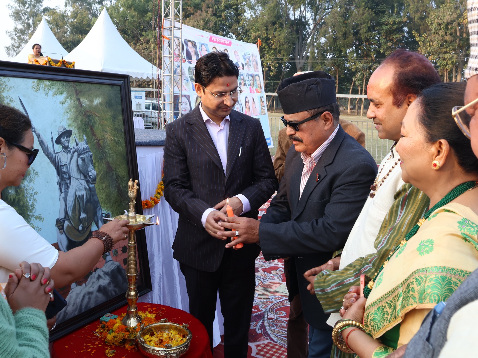 दार्जलिंग सांसद राजू बिष्टा ने की गोरखा हिमालयन फेस्टिवल को पांच लाख देने की घोषणा.