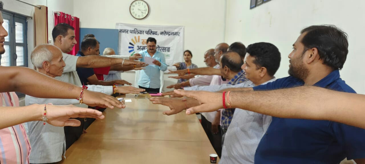 नरेंद्र नगर में दुकानदारों के बीच सिंगल यूज प्लास्टिक प्रतिबंध के लिए बैठक आहूत