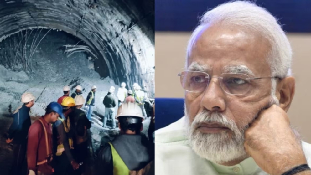 उत्तरकाशी टनल रेस्क्यू ऑपरेशन पर पीएम मोदी फोन पर ले रहे हैं अपडेट