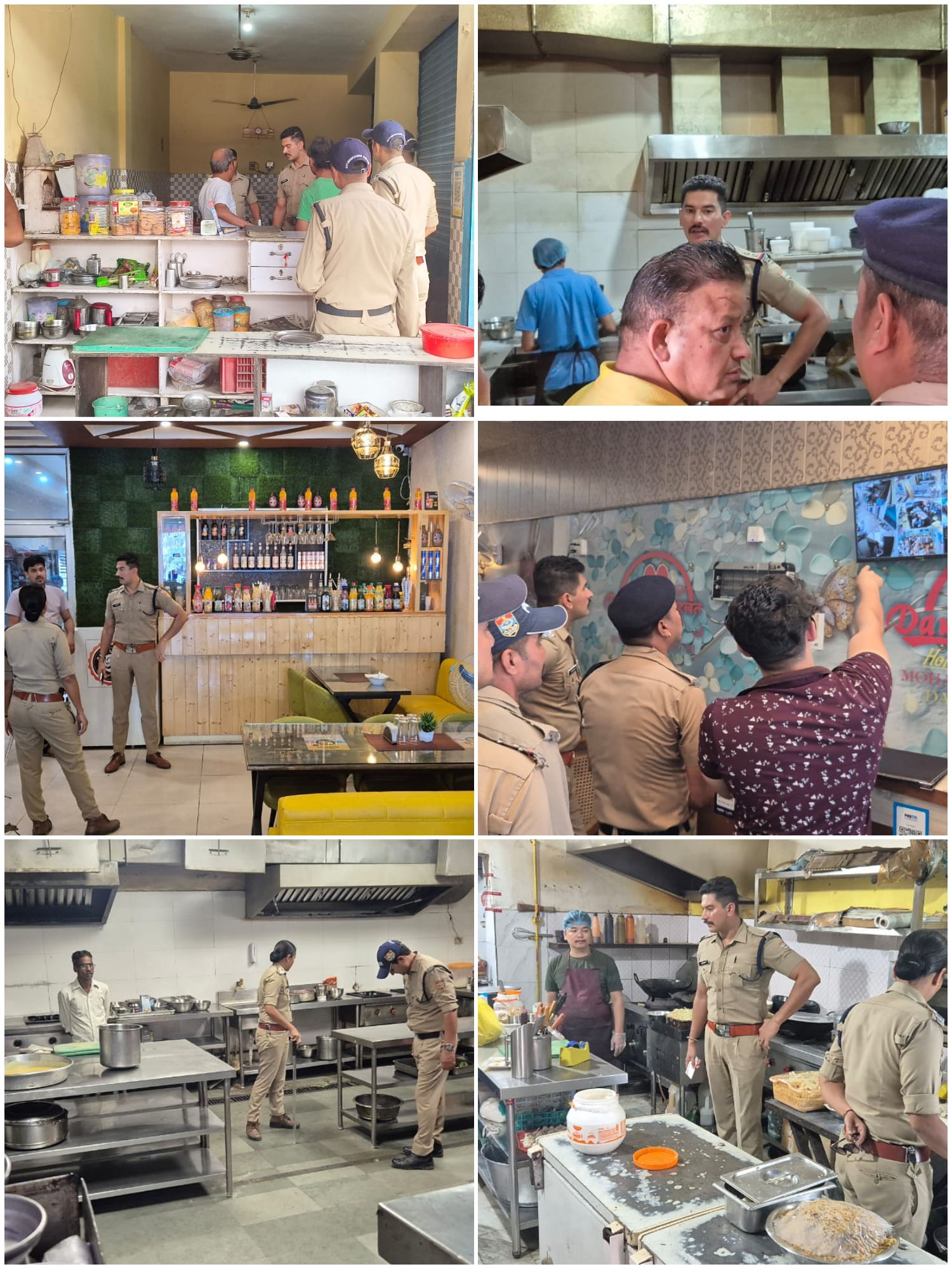 विकासनगर/सेलाकुई पुलिस द्वारा रेस्टोरेंट्स, होटलों, और ढाबों की सफाई और सत्यापन चेकिंग अभियान..