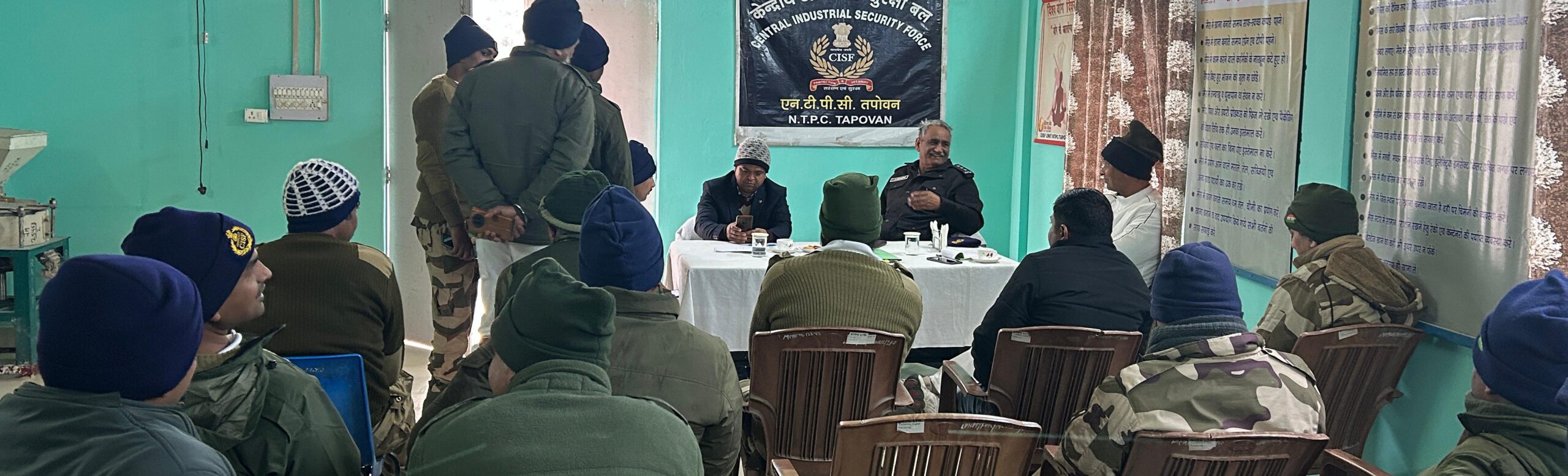 केंद्रीय औद्योगिक सुरक्षा बल के 41 जवानो का हुआ प्रकृति परीक्षण..