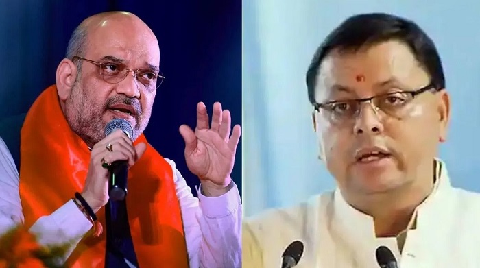 दिल्ली में अमित शाह के साथ सीएम धामी की हुई अहम बैठक। ।
