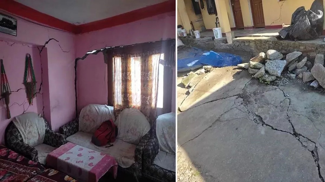 दिन-ब-दिन बढ़ती जा रही भूमि धंसने से शहर में भय का माहौल व्याप्त: जोशीमठ