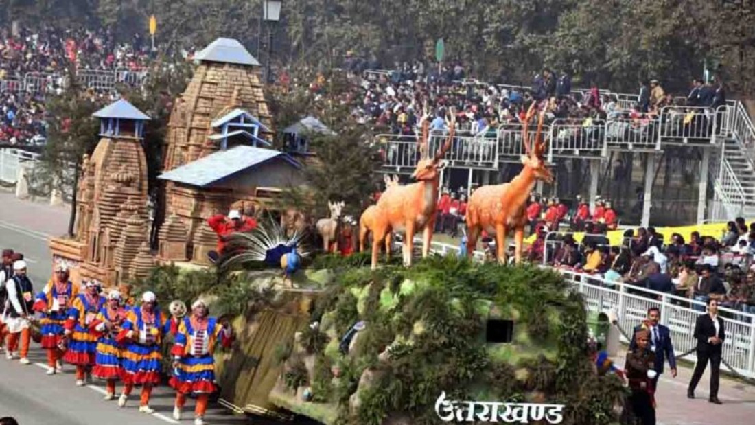 कुमाऊं के प्रसिद्ध जागेश्वर मंदिर और उत्तराखंड की समृद्ध सांस्कृतिक विरासत को दर्शाने वाली झांकी, गणतंत्र दिवस परेड में मानसखंड को सर्वश्रेष्ठ झांकी घोषित किया गया:
