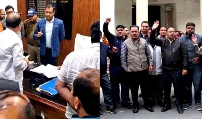 BJP विधायक पर बदसलूकी का लगा आरोप....
