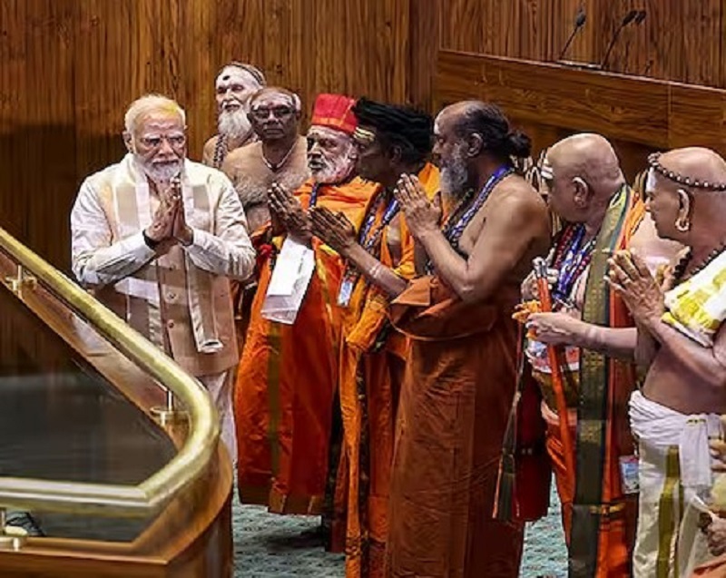 सभी धर्मों के गुरुओं ने संसद भवन के उद्घाटन समारोह में अपनी वाणी प्रस्तुत की: पीएम मोदी