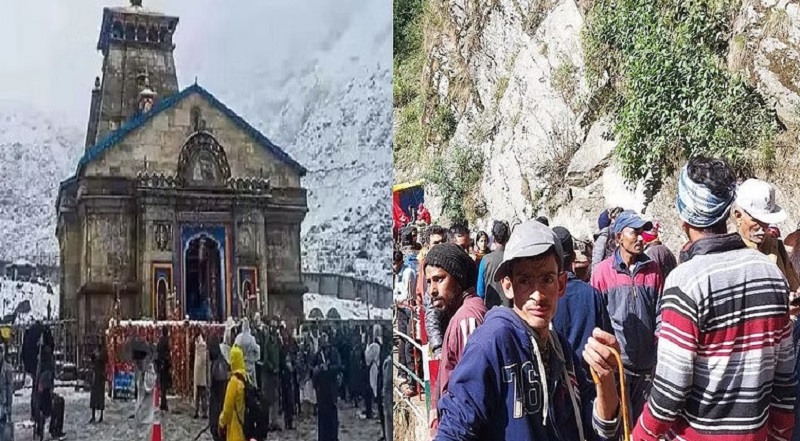 उत्तराखंड में केदारनाथ जाने वालों यात्री बीच रास्ते में रोके गए, बर्फबारी के बीच सरकार ने लिया ये फैसला: