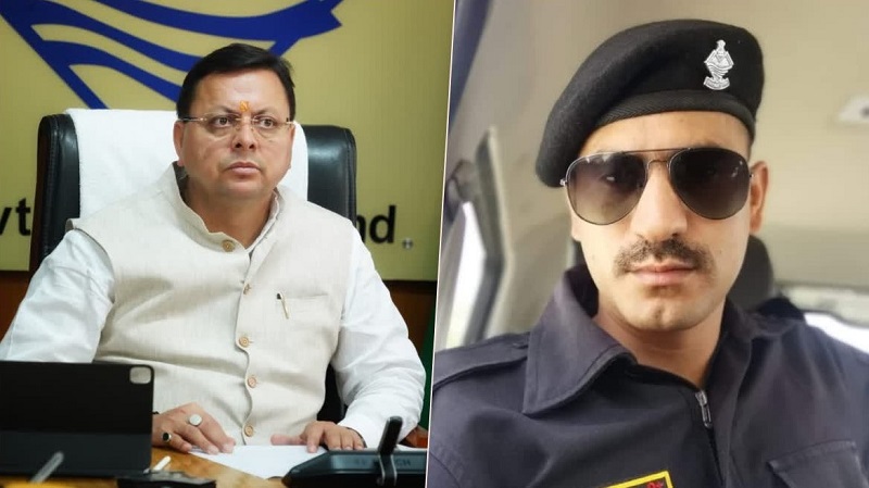 उत्तराखंड के  मुख्यमंत्री पुष्कर सिंह धामी की सुरक्षा में तैनात कमांडो की गोली लगने से मौत: