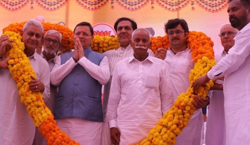 “मुख्यमंत्री पुष्कर सिंह धामी ने राष्ट्रविरोधी शक्तियों को हराने की भरी हुंकार”