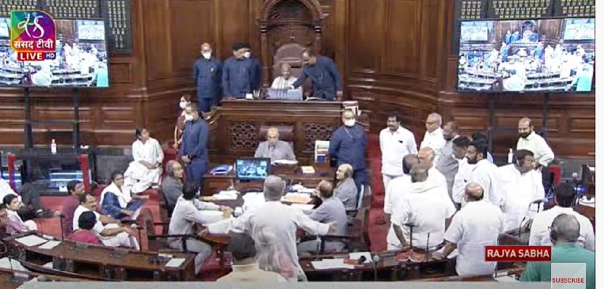 राज्यसभा में अशोभनीय आचरण की वजह से 3 और सांसद निलंबित, राष्ट्रपति पर विवादित टिप्पणी से मचा बवाल