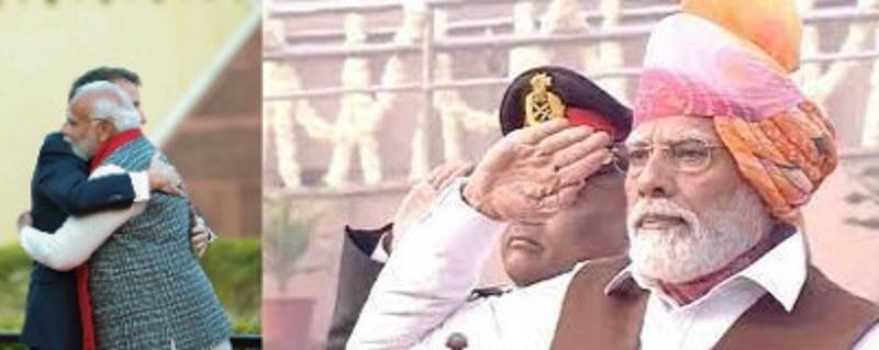 हर्षोल्लास के साथ मनाया जा रहा, देश का 75वां गणतंत्र दिवस, प्रधानमंत्री ने देशवासियों को दीं शुभकामनाएं.....