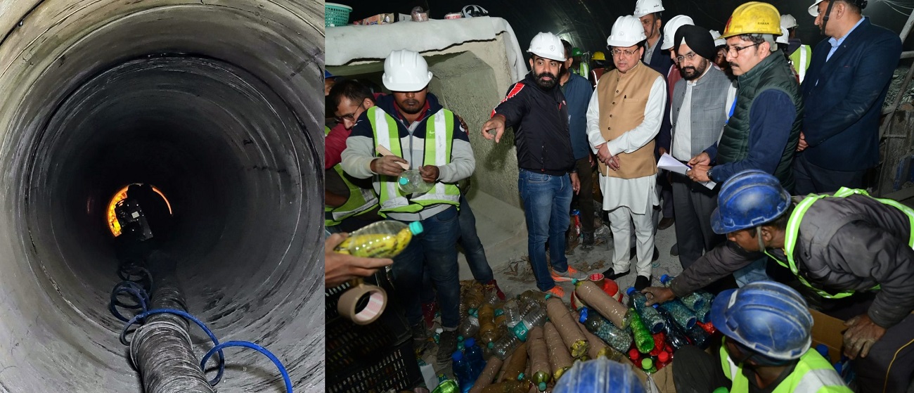 ‘सिलक्यारा टनल में रेस्क्यू ऑपरेशन – 52 मीटर तक पहुंची स्केप, मुख्यमंत्री धामी पहुंचे रेस्क्यू ऑपरेशन का जायजा लेने’