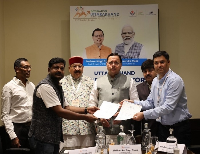 ‘चेन्नई में मुख्यमंत्री धामी ने 10150 करोड़ के एमओयू किए साइन’