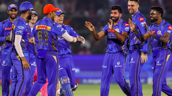 IPL 2025: मुंबई की धमाकेदार जीत, राजस्थान प्लेऑफ की दौड़ से बाहर