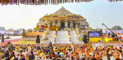 अयोध्या में धूमधाम से संपन्न हुई आठ देव विग्रहों की प्राण प्रतिष्ठा