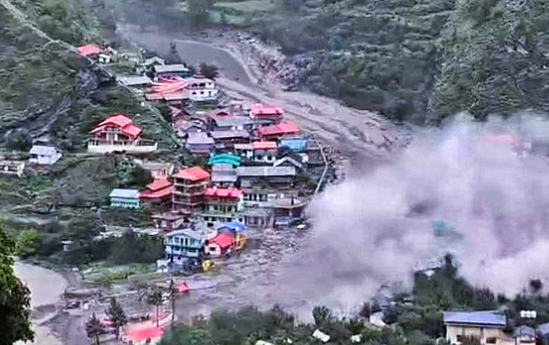 धराली आपदा : वैज्ञानिकों ने बताई असली वजह बादल फटना नहीं, अस्थायी झील का टूटना था कारण