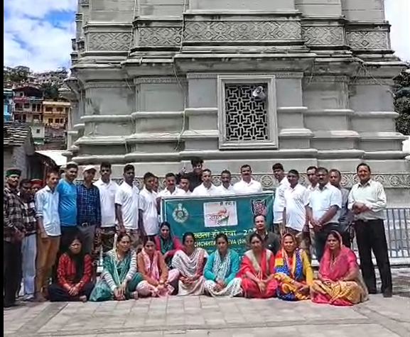 जोशीमठ:नृसिंह मंदिर में आईटीबीपी और बीकेटीसी का संयुक्त स्वच्छता अभियान