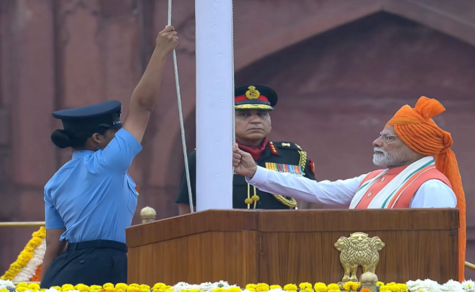 दिल्ली:प्रधानमंत्री मोदी का स्वतंत्रता दिवस संबोधन,घुसपैठ पर चिंता और नई डेमोग्राफी कमिशन की घोषणा