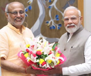 नई दिल्ली: उपराष्ट्रपति पद के एनडीए प्रत्याशी सीपी राधाकृष्णन ने की पीएम मोदी से मुलाकात