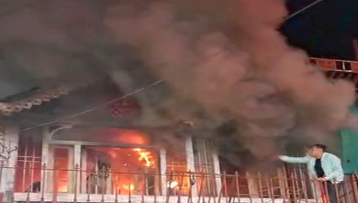 Massive Fire: नैनीताल के ऐतिहासिक ओल्ड लंदन हाउस में भीषण आग, एक महिला की मौत