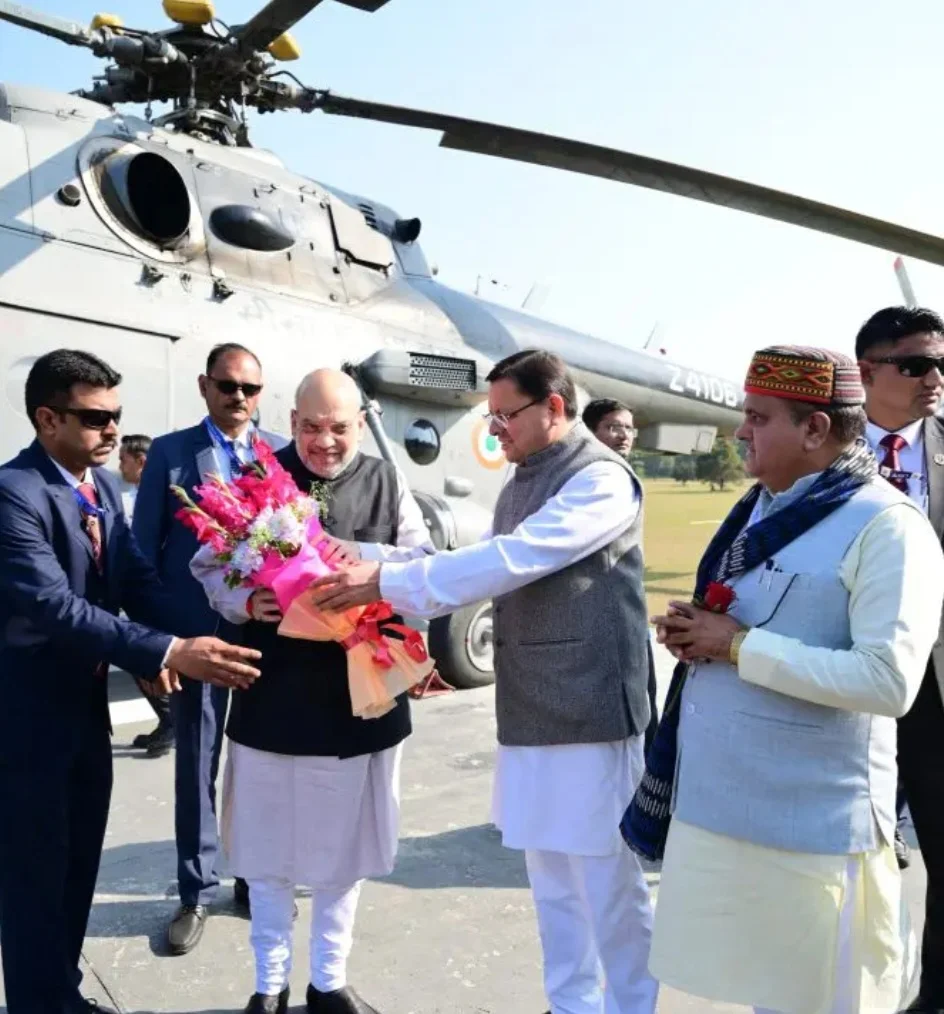 नेशनल गेम्स समापन: हल्द्वानी पहुंचे गृहमंत्री अमित शाह, सीएम धामी ने किया स्वागत