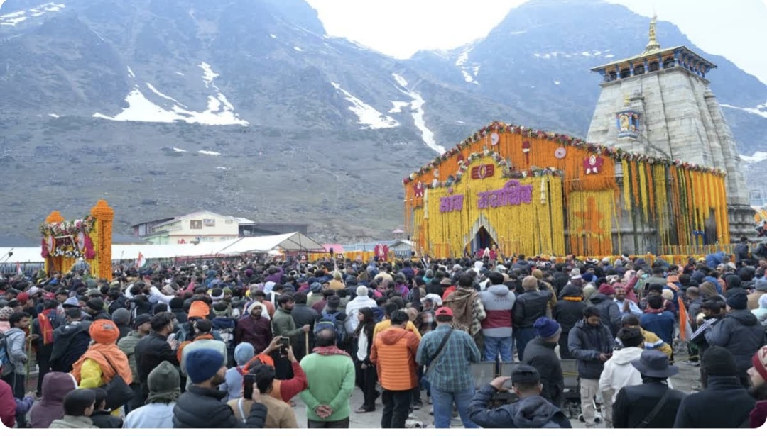 केदारनाथ में पहले दिन 38 हजार श्रद्धालुओं ने किए दर्शन