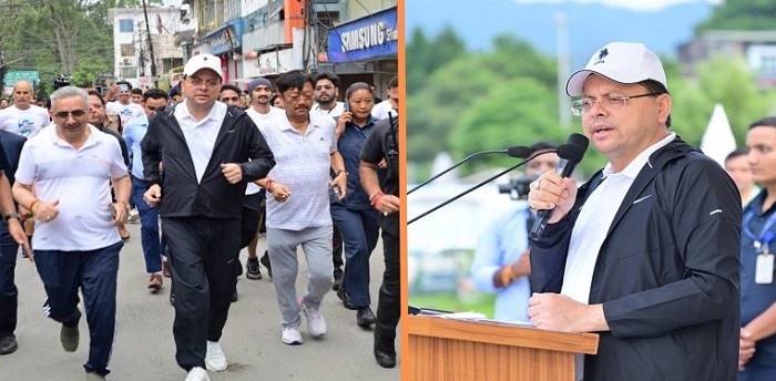 “स्वच्छता लीग मैराथन: प्रधानमंत्री मोदी के जन्म दिवस पर सीएम ने युवाओं के साथ लगाई दौड”