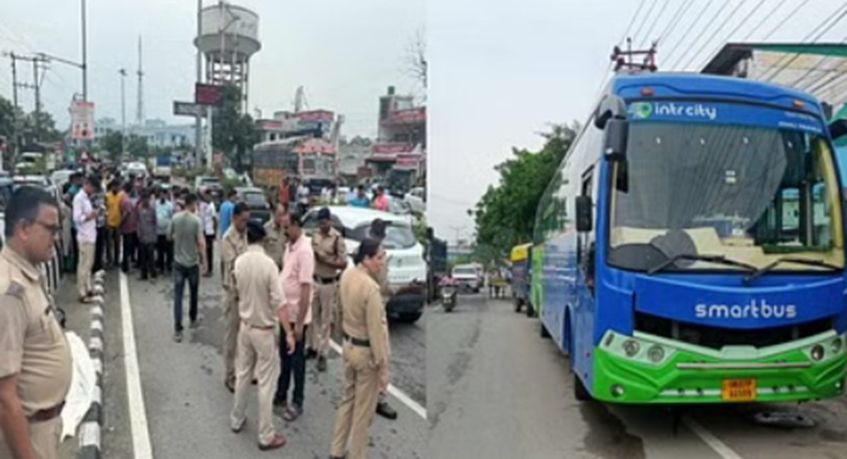अजबपुर फ्लाईओवर में दर्दनाक हादसा,,एक महिला पुलिसकर्मी की मौत