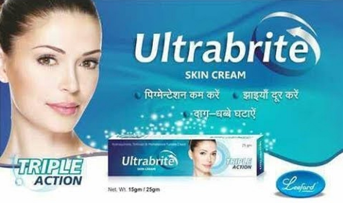 अल्ट्रा ब्राइट क्रीम लगाने के फायदे त्वचा को चमकदार बनाती है और त्वचा पर पैच, सूजन और जलन पैदा करने वाले रसायनों की क्रिया को कम करती है