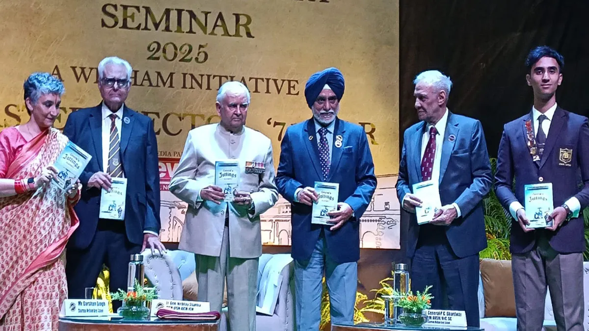 मिलिट्री हिस्ट्री सेमिनार: युद्ध से जीवन तक, ले. जनरल शर्मा ने युवा पीढ़ी को दिखाई प्रेरक राह