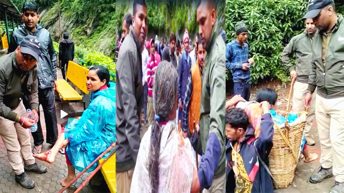 चार धाम यात्रा : केदारनाथ में YMF टीम बनी है यात्रियों के लिए फरिस्ते ऐसे बचा रहे हैं जान देखें
