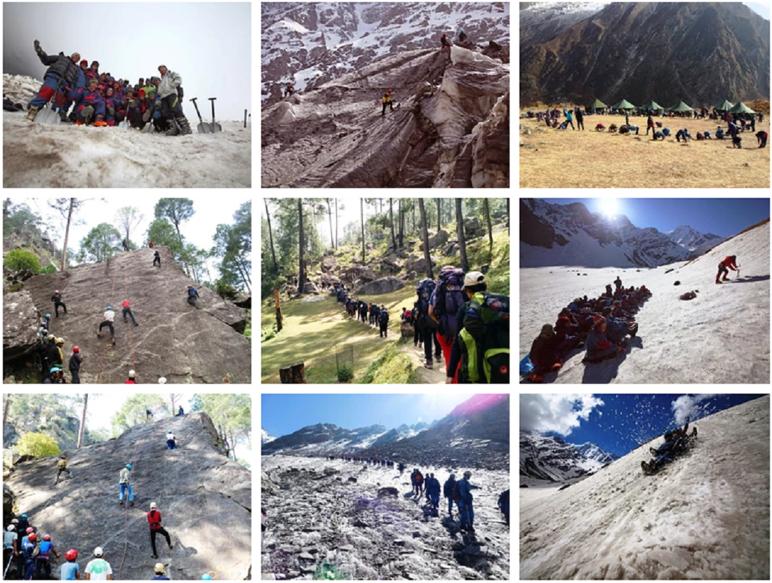 उत्तरकाशी में नेहरू इंस्टीट्यूट ऑफ माउंटेनियरिंग (एनआईएम) की 41 सदस्यीय टीम के मंगलवार को डोकरानी बमक ग्लेशियर पर हिमस्खलन की चपेट में आने से चार शव किए बरामद.