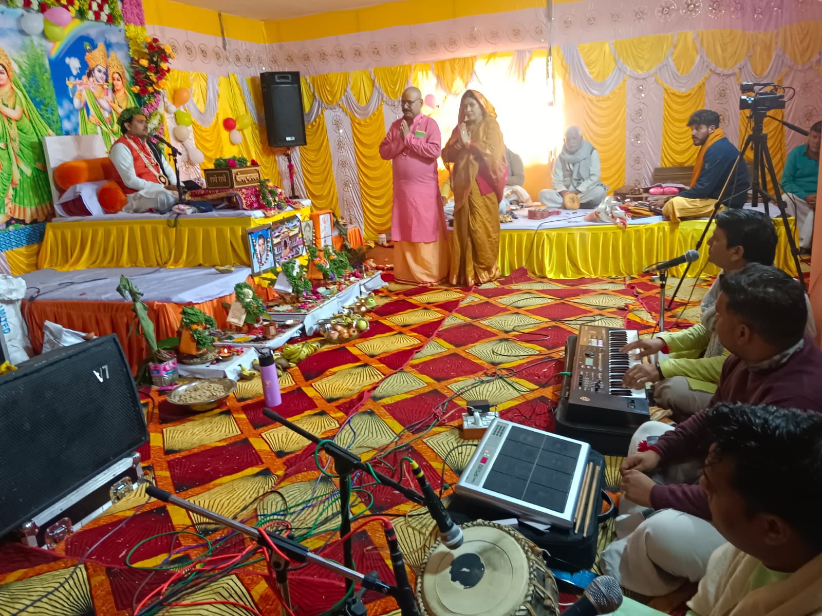 बीकेटीसी शंकुतला भवन में भंडारी परिवार की ओर से श्रीमदभागवत कथा ज्ञान यज्ञ सप्ताह का समापन।
