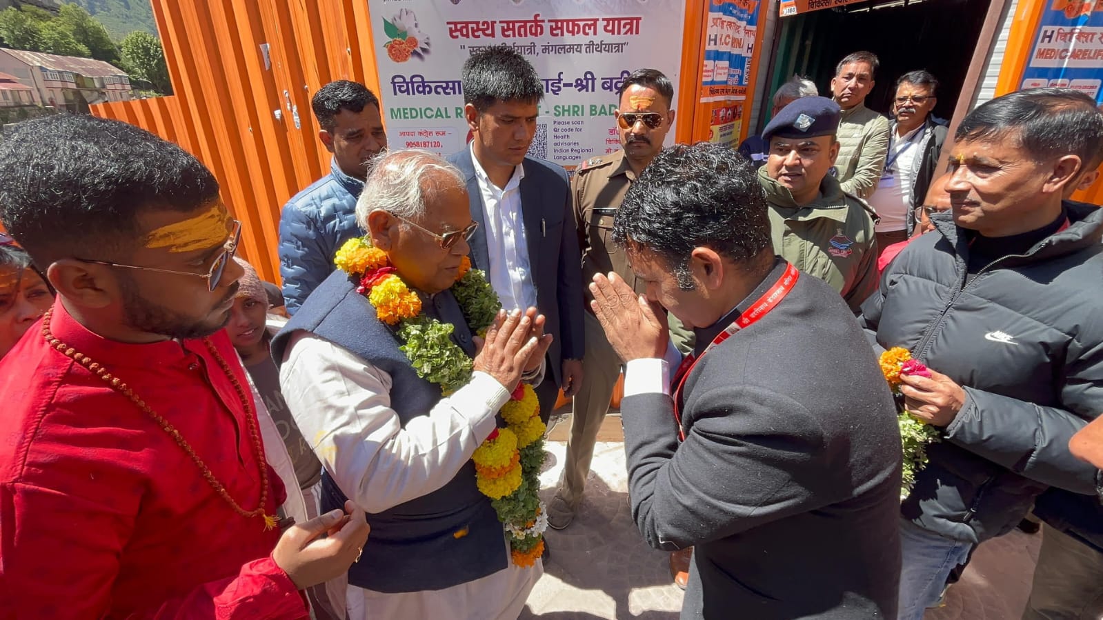 केंद्रीय मंत्री जीतन राम मांझी का बदरीनाथ धाम दर्शन, यात्रा व्यवस्थाओं की की सराहना