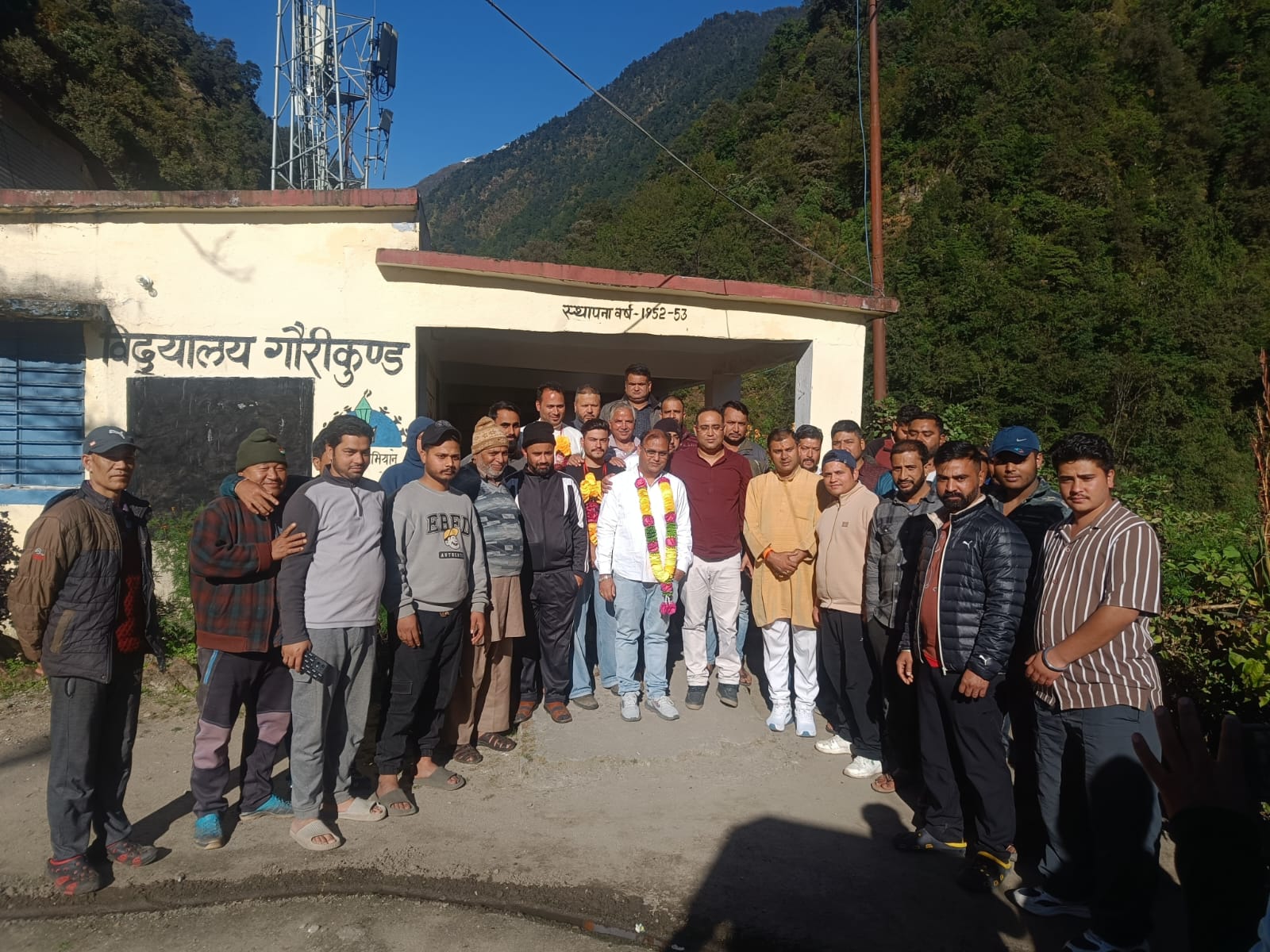 प्रांतीय उद्योग व्यापार प्रतिनिधि मंडल रुद्रप्रयाग द्वारा गौरीकुंड व्यापार मंडल के चुनाव संपन्न