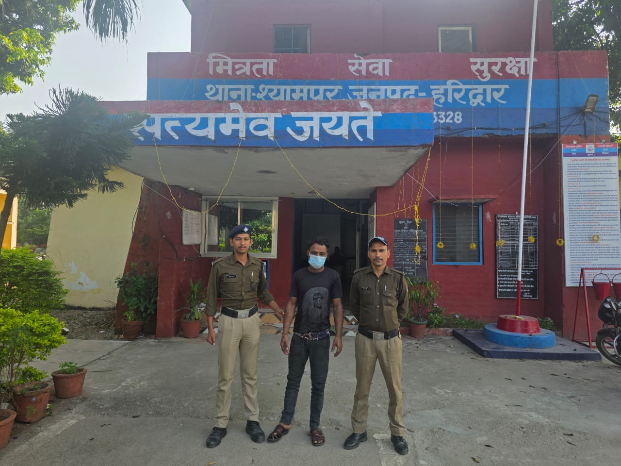 नाबालिग से दुष्कर्म के आरोपी को श्यामपुर पुलिस ने 24 घंटे के भीतर किया गिरफ्तार