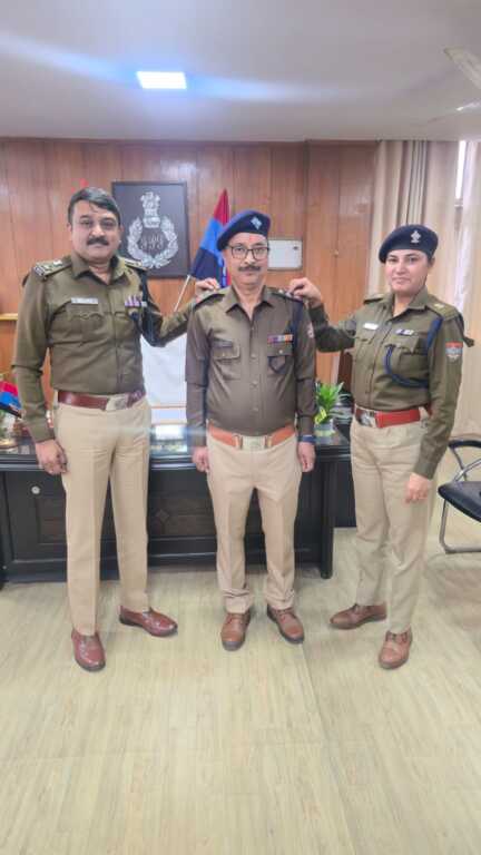देहरादून: उप निरीक्षक विपिन चन्द्र भट्ट को निरीक्षक (एम) के पद पर पदोन्नति
