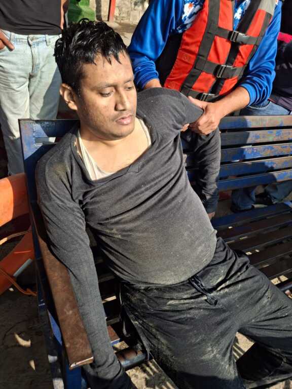 Breaking News:नदी मे डूब रहे व्यक्ति के लिए देवदूत बनी पुलिस.