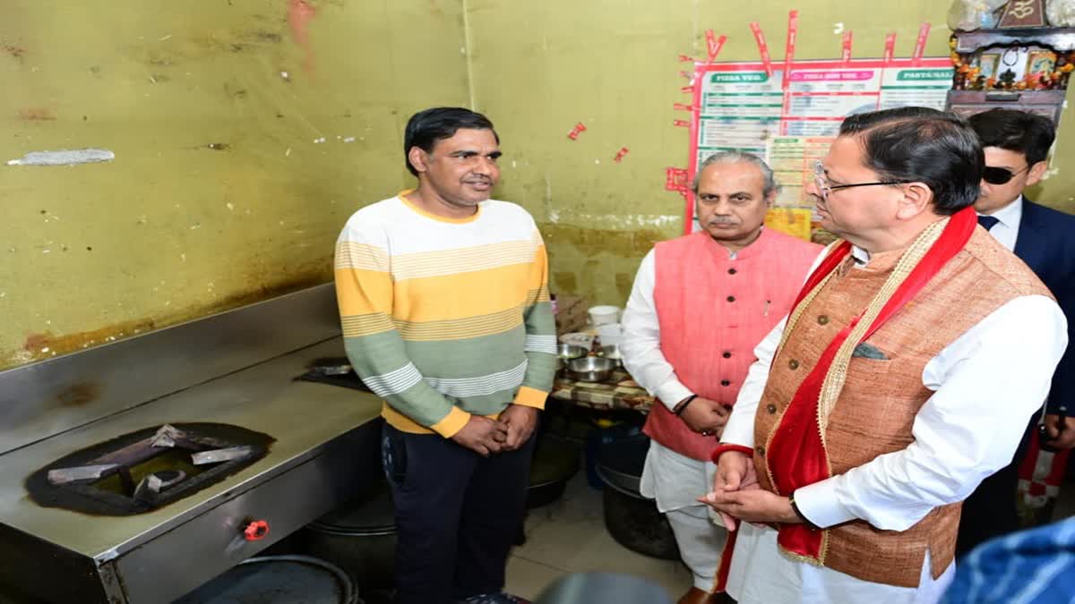 देहरादून में सीएम धामी का औचक निरीक्षण, गैस आपूर्ति का लिया जायजा; संकट पर कही बड़ी बात