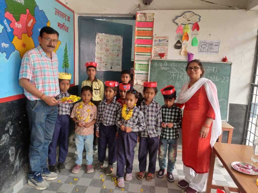 स्कूलों में प्रवेशोत्सव के तहत 67815 नये छात्रों ने लिया दाखिला: विभागीय मंत्री डाॅ. रावत ने नव प्रवेशित बच्चों को दी शुभकामनाएं