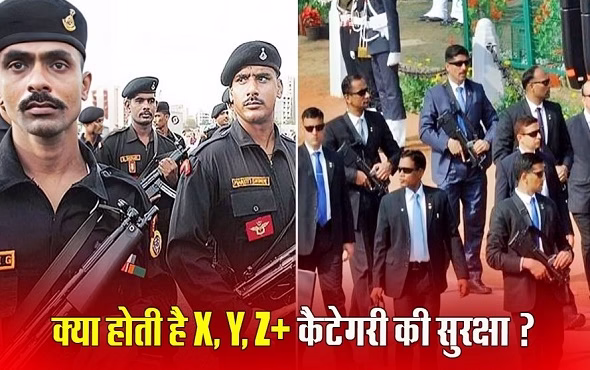 कैसे होता है भारत में X,Y,Z और Z+ सुरक्षा का घेरा