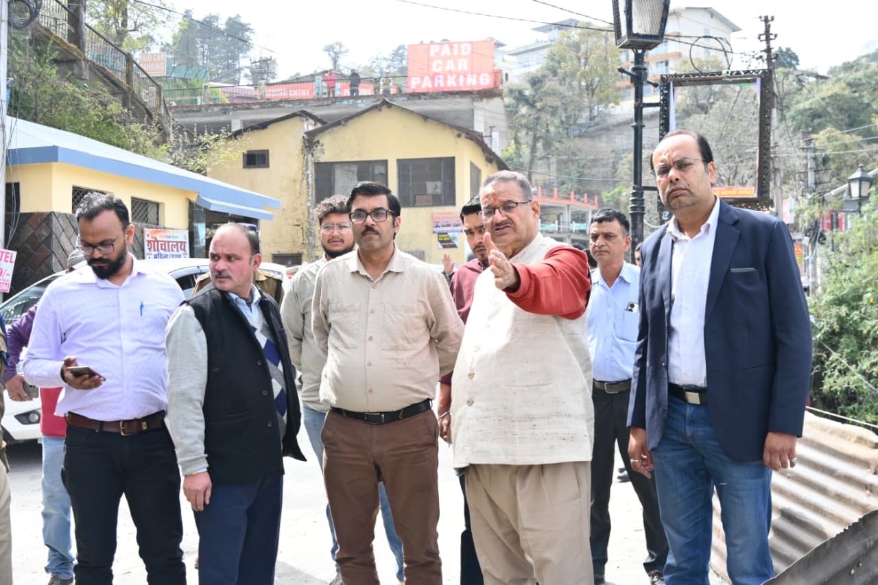 पर्यटन सीजन से पहले मसूरी में तैयारियां तेज, मंत्री गणेश जोशी ने दिए समयबद्ध कार्य पूरे करने के निर्देश