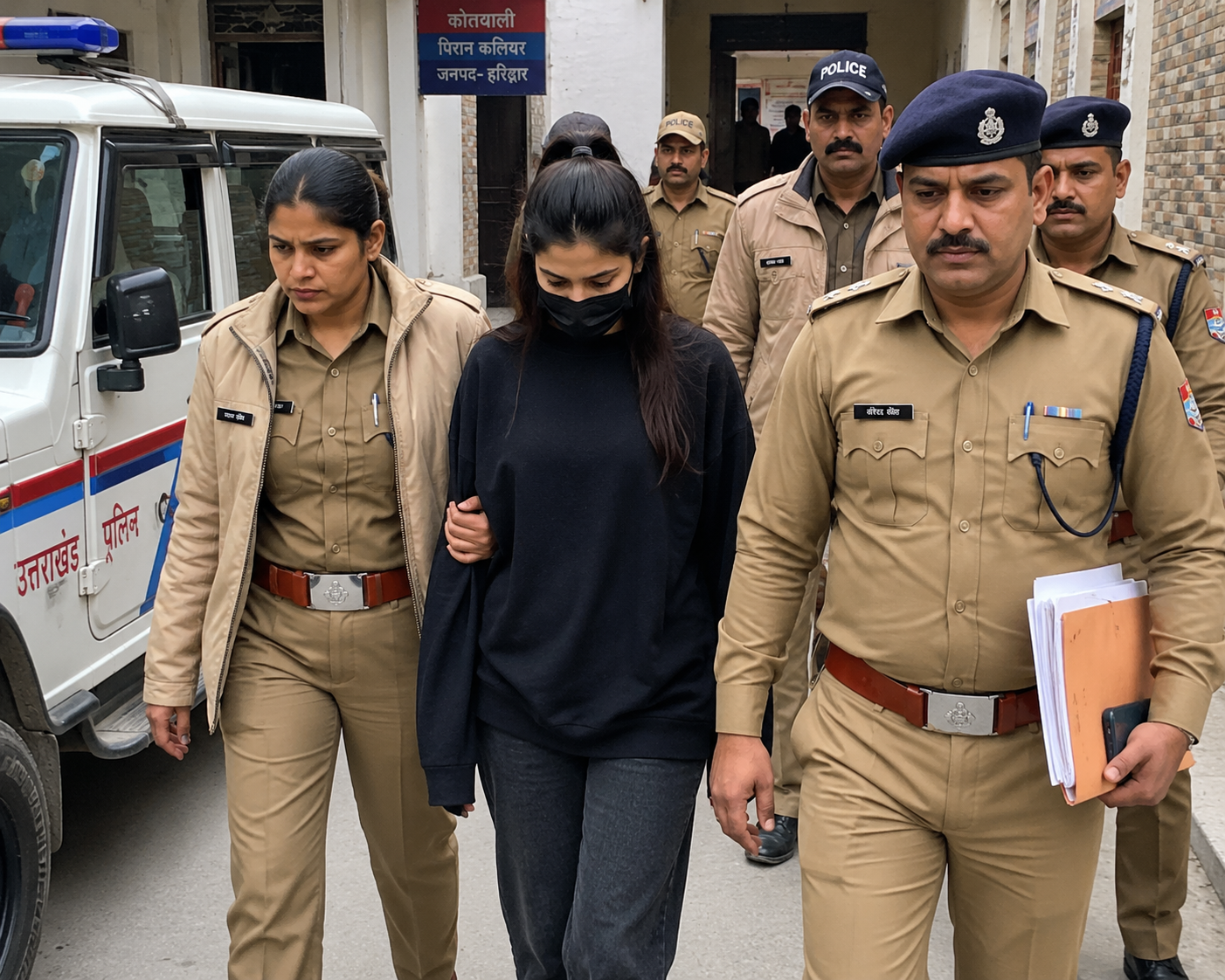 रुड़की में जम्मू-कश्मीर पुलिस की बड़ी छापेमारी, पाकिस्तान से कथित करोड़ों के लेनदेन मामले में युवती गिरफ्तार