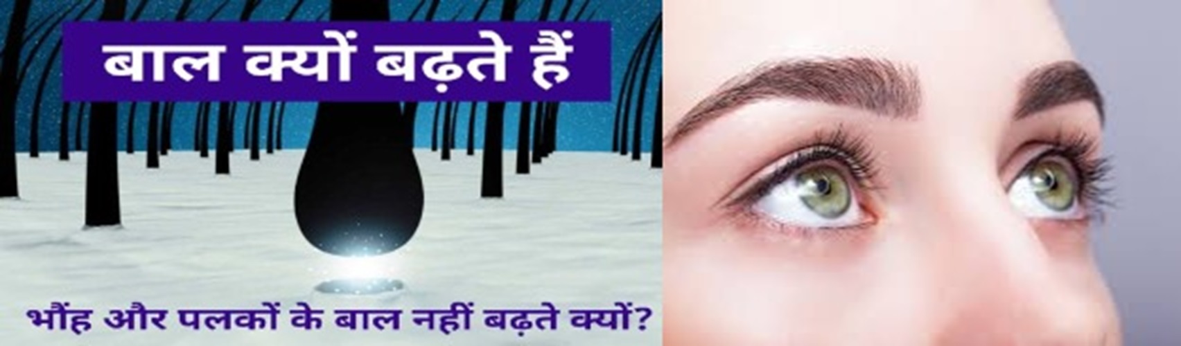 भौंहों और पलकों के बाल क्यों नहीं बढ़ते ?