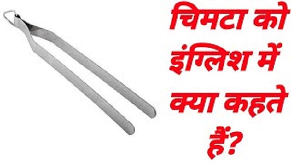 चिमटे’ को अंग्रेज़ी में क्या कहते हैं?