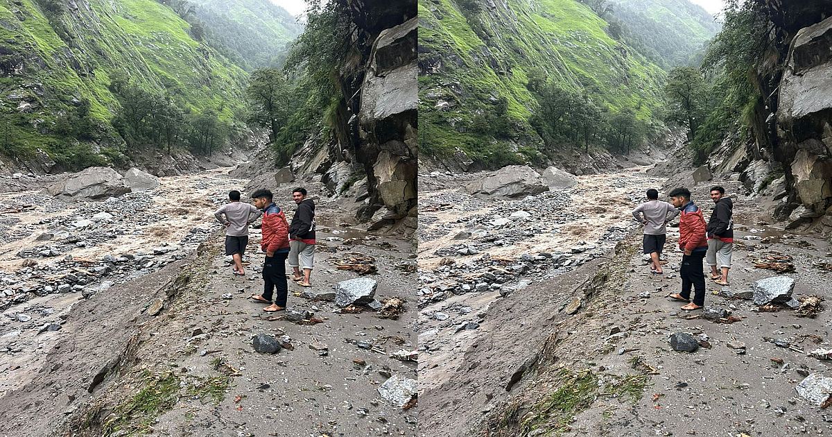 पिथौरागढ़ : धारचूला में फटा बादल, मची तबाही, दो पुल बहे, 50 से अधिक परिवार प्रभावित