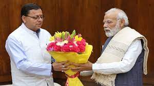 CM धामी ने प्रधानमंत्री मोदी से भेंट की, जानिए किन मुद्दों पर हुई चर्चा