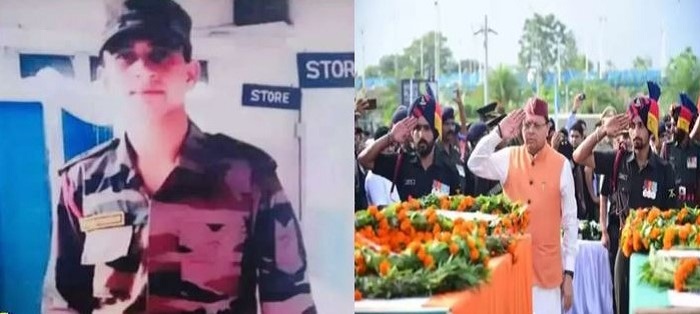लेह-लद्दाख बॉर्डर पर एक और जवान हुआ शहीद,,राज्य में शोक की लहर..
